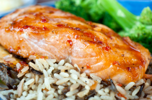 glazed salmon