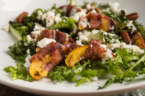 grilled peach salad
