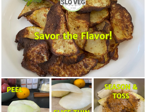Moroccan Kohlrabi in the Air Fryer
